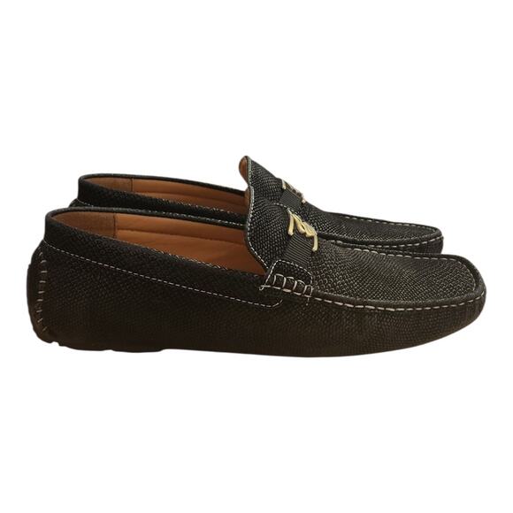 RocaWear Dwight Driving Slip On Loafer Black Faux Suede Shoe Men Size 10.5 - Picture 3 of 10